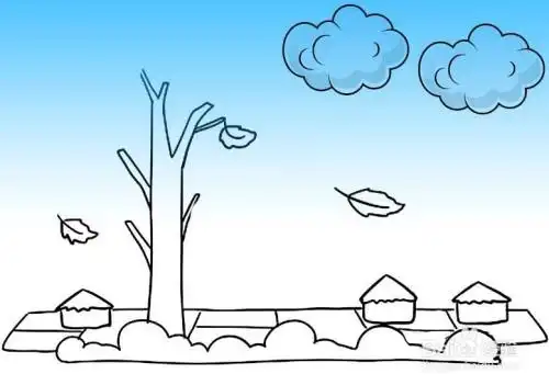 寒露节气的简笔画怎么画?