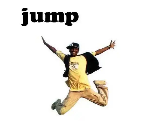 动作的英语单词ppt