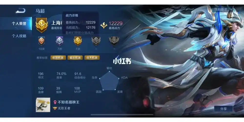 来个ios金标马超单包95评分