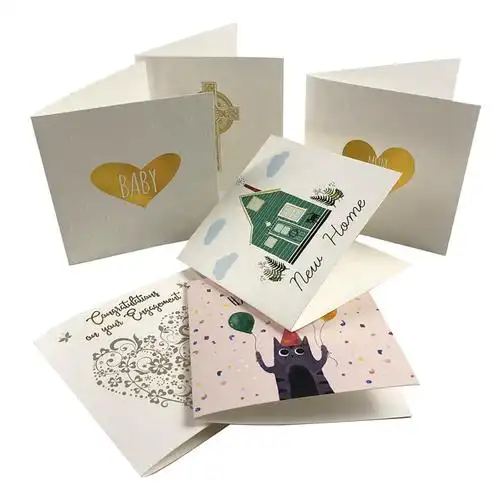 明信片定制 批量印刷卡片500起订个性定做贺卡彩卡印刷片手写卡