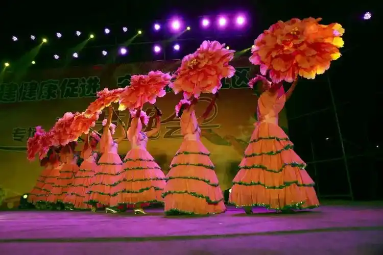开场舞《盛世花开》舞出了唯有牡丹真国色的绚丽美景