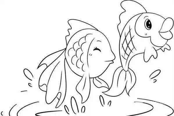 鱼妈妈怎么生鱼宝宝简笔画