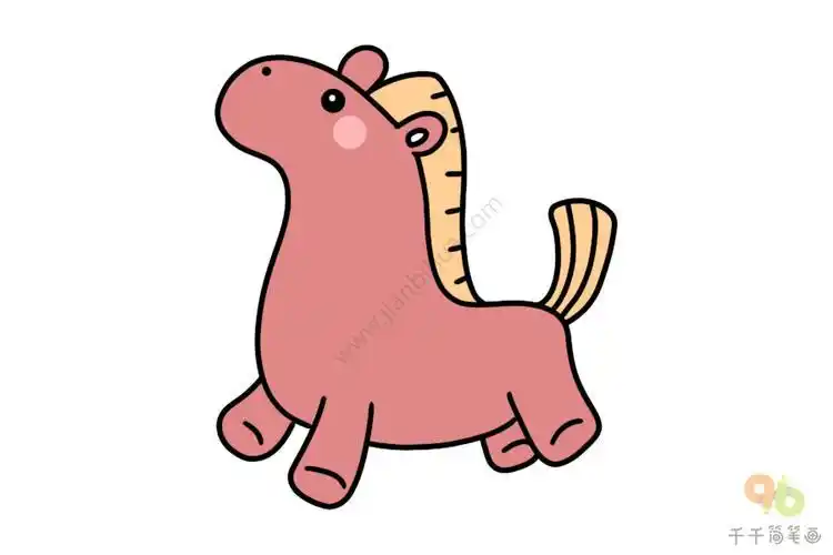 马的萌图动漫简笔画集