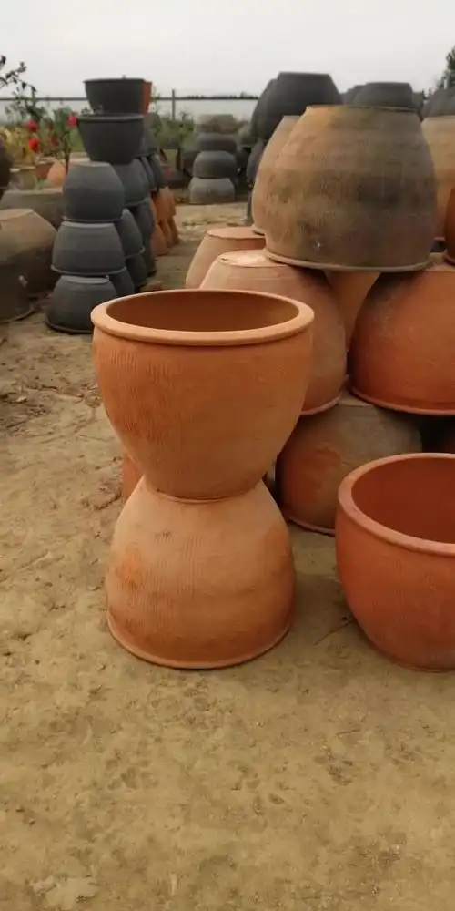 特大土陶泥瓦水缸红盆缸养鲤鱼