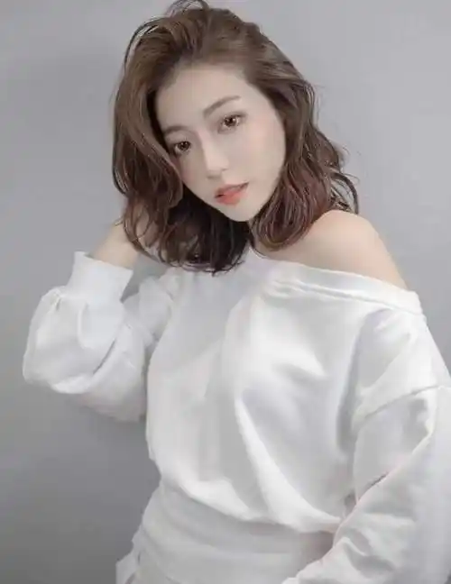 亚麻色头发图片效果图