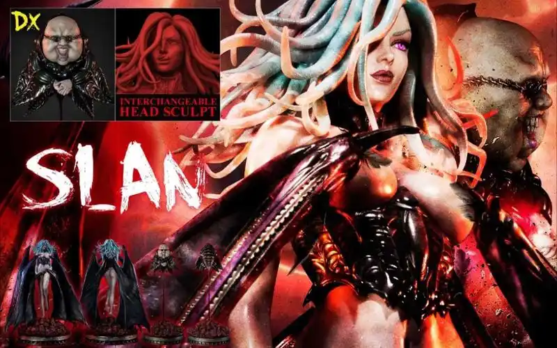 p1s 1/4 斯兰 全身雕像 剑风传奇