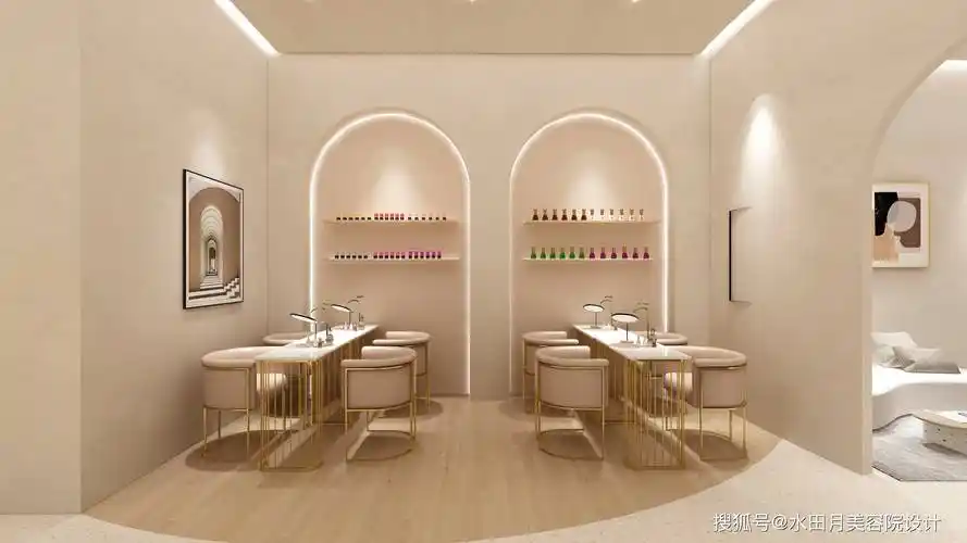 美甲店装修设计效果丨小型美容院装修风格效果丨牙科诊所装修设计丨网