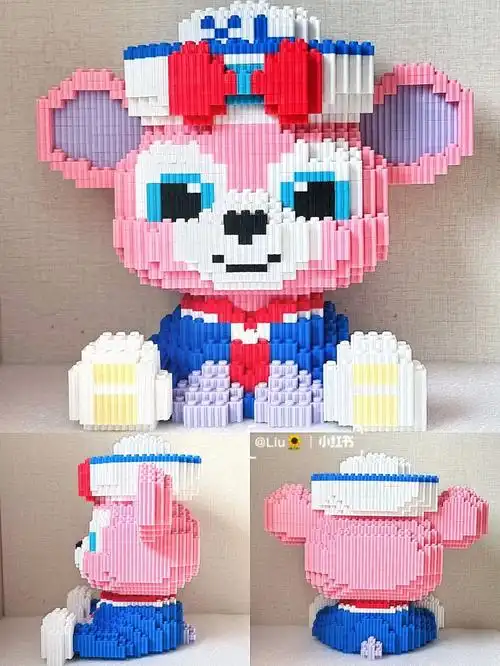 雪莉玫微颗粒积木77图纸教程分享(下)