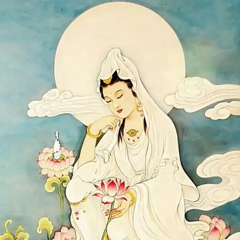 念佛女头像高清唯美修行修心静心信佛女人适宜微信头像图片