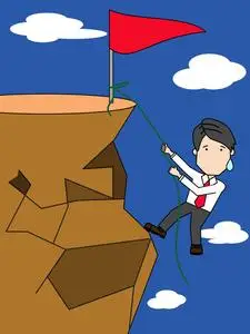 努力向上爬的蚂蚁图片