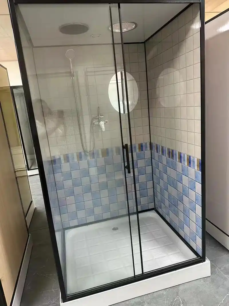 冬天在家洗澡再也不冷了!#洗手间干湿分离效果图 - 抖音