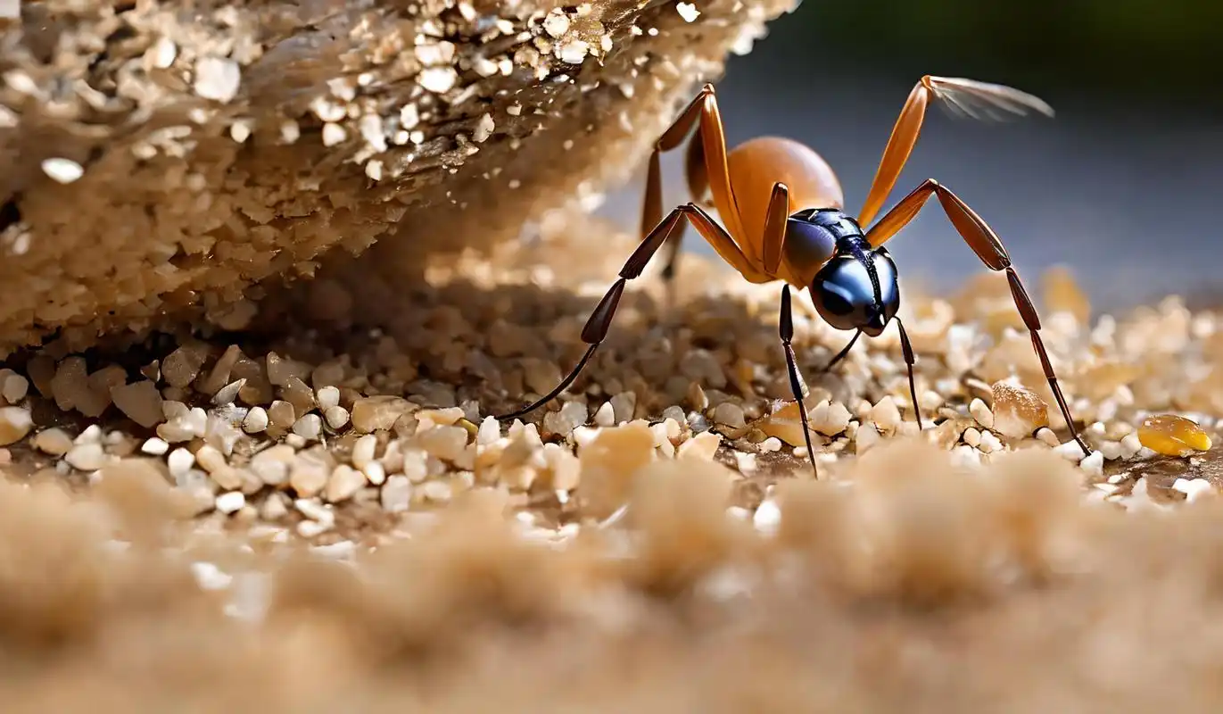 蚂蚁中的神学家们观察到了这一现象,于是建立了拜面包教,宣称面包是