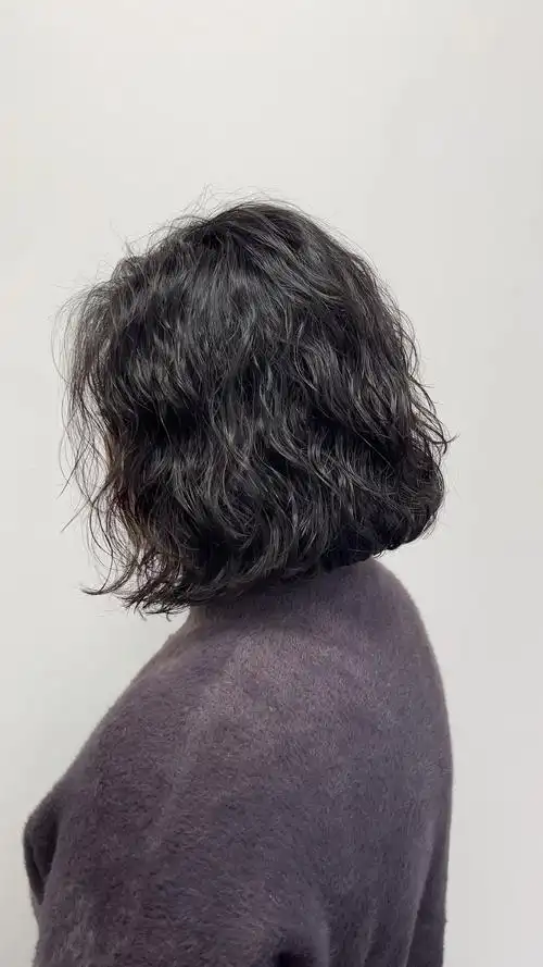 短发慵懒烫发,高贵冷艳气质,你不来尝试一一下