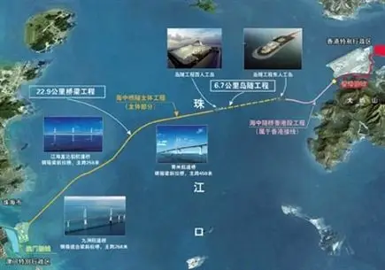 港珠澳大桥:2016年春节前主桥贯通