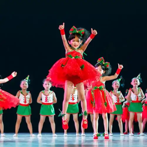 元旦小班儿童演出服幼儿园舞蹈服装男女童蓬蓬纱裙少儿吊带表演服