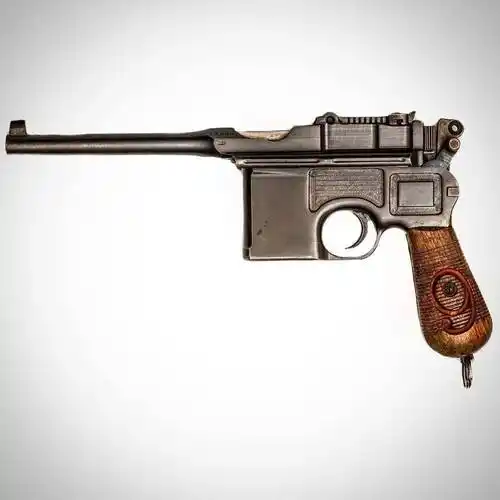 【毛瑟c96手枪】横刀立马 腰挎盒子炮 这画面没治了_私人_领地_知名度