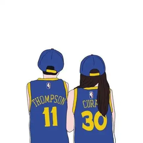 篮球头像11号背影女生