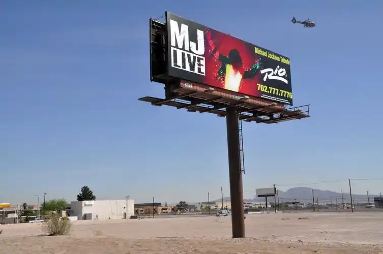 石家庄单立柱广告牌制作安装