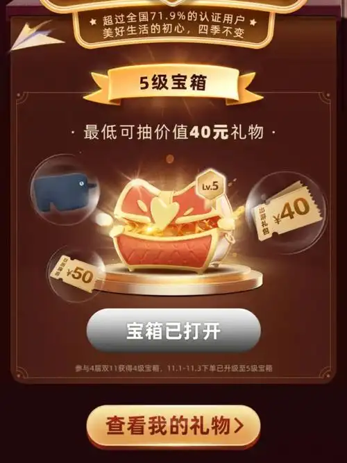 双十一宝箱你们开的是什么