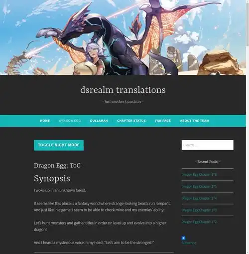 night mode for dsrealm