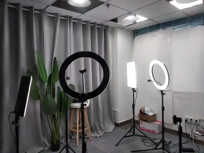 时尚精致现代风直播间装修效果图