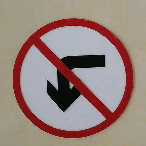 幼儿园儿童交通标志安全标识标示认识路标路障指示牌软装墙贴