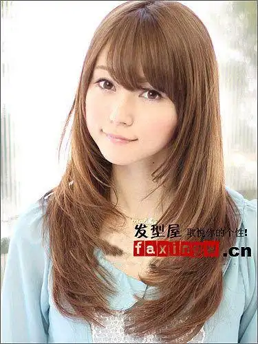 直发 女士直发-女生长直发发型图片-非主流女生… #采集大赛# #发型