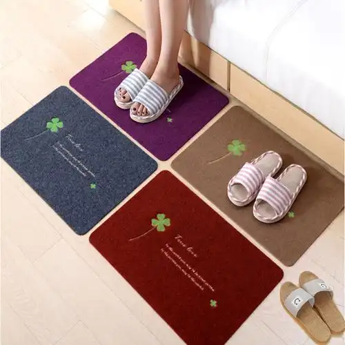 进门家用地垫入户门垫卧室门口厨房吸水脚垫卫浴防滑垫子地毯裁剪_7折