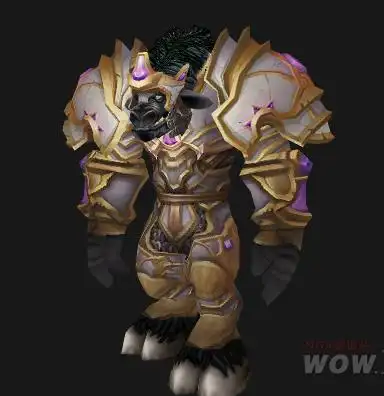 请给骑士t4公正套装配一把双手武器,牛头人用