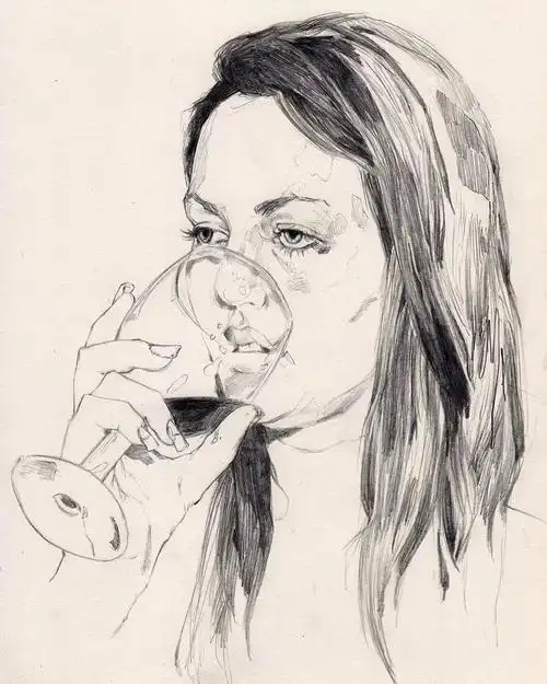 从事人物肖像的定制绘画和编辑工作…素描;高级人物肖像,"你的眼中