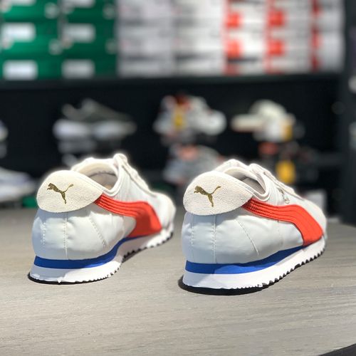 puma彪马男鞋2021夏季新款低帮红蓝拼接复古阿甘鞋休闲鞋371748