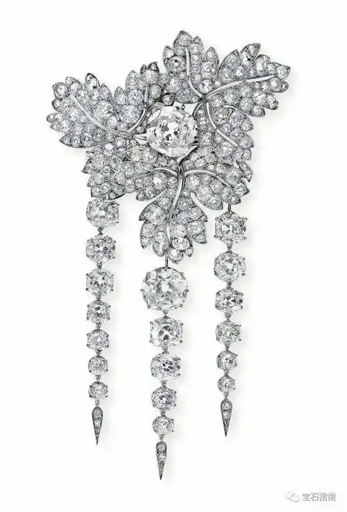 法国皇室瑰宝之欧仁妮皇后的「feuilles de groseillier」胸针_珠宝