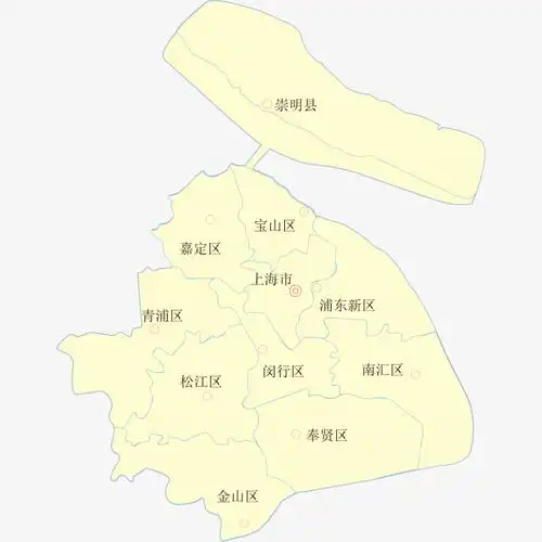 高清上海市地图