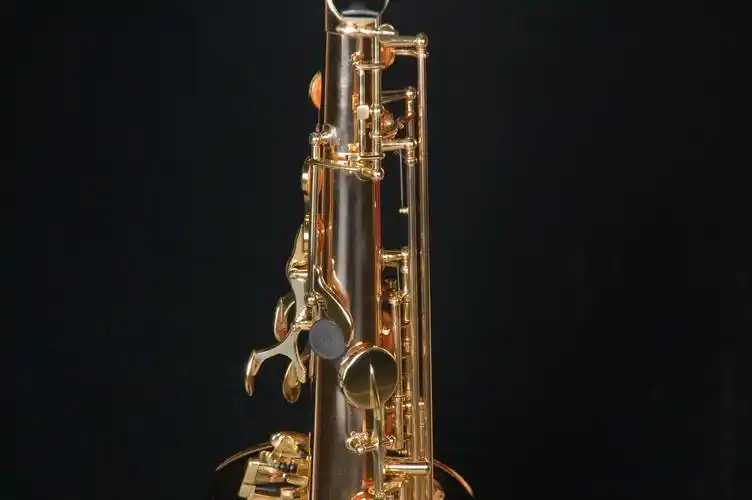 "次中音"萨克斯风特写照片