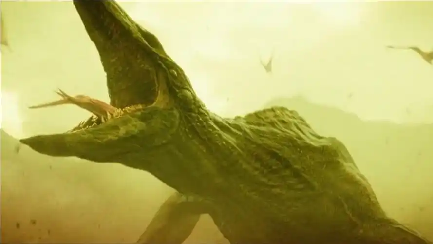金刚骷髅岛:大蜥蜴一口一个,好凶啊