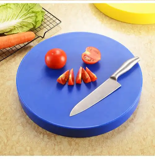 圆形分类切菜板彩色塑料砧板家用刀板菜墩粘板商用剁骨板结实不开裂