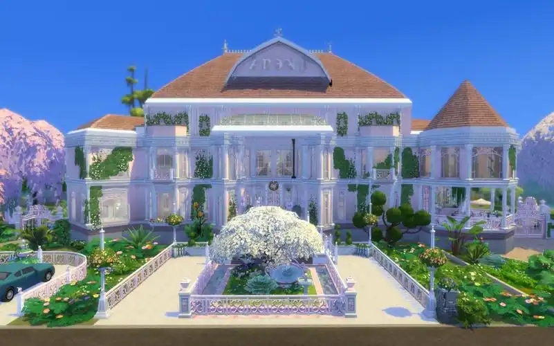 【模拟人生4速建分享】芭比的梦想豪宅(nocc)