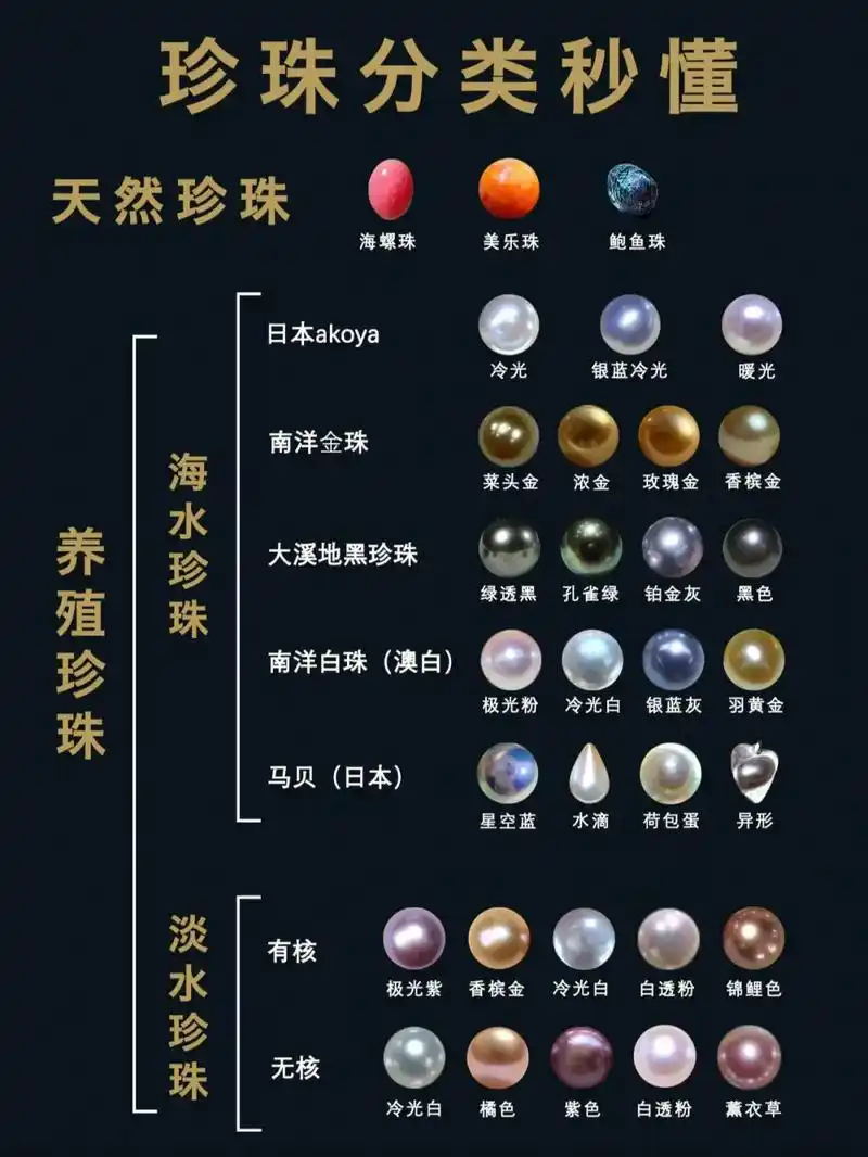 避坑.珍珠分类!这一篇科普就够了  - 抖音