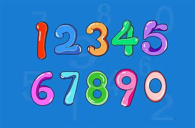 卡通的儿童数字学习,幼儿园数字教学,0-9数字学习flash动画.