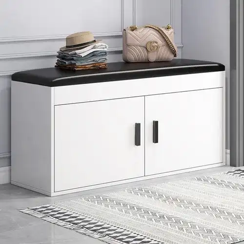 鞋柜带凳换鞋凳可坐家用进门口省空间小型玄关柜入户储物软包批发