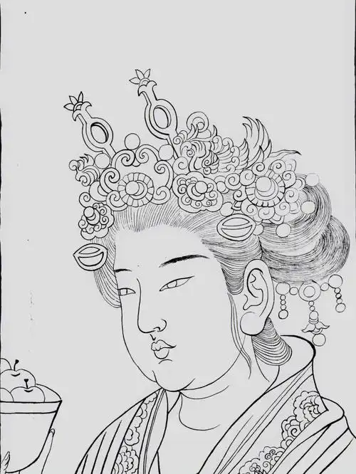 永乐宫壁画白描练习