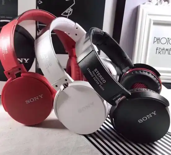 沃野【六期免息】索尼mdr-xb950头戴式无线蓝牙耳机重低音运动k歌插卡