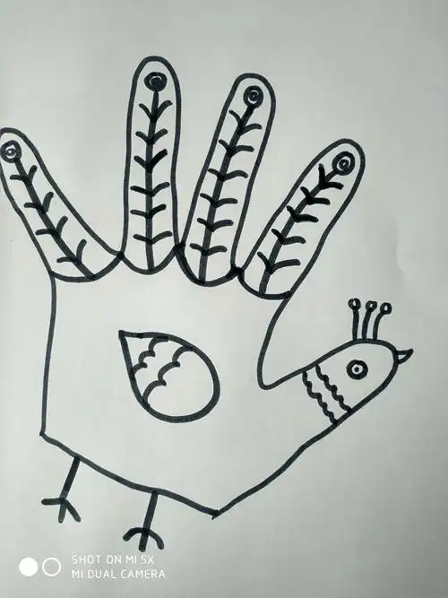 美术:《我的小手》