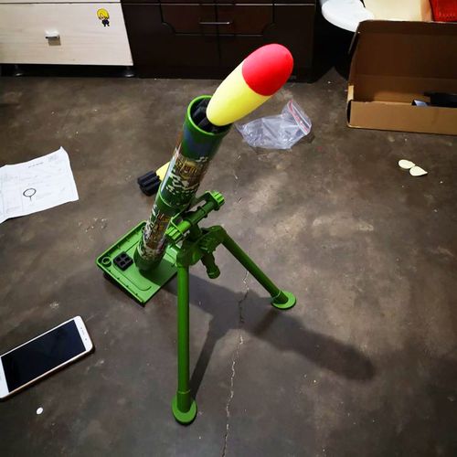 儿童迫击炮玩具火箭炮榴弹软弹导弹发射器排拍追击软弹枪