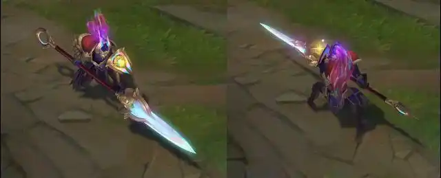 掠星魔枪-赵信掠星女巫-璐璐掠星女皇-艾希 炫彩新的炫彩皮肤:霸天