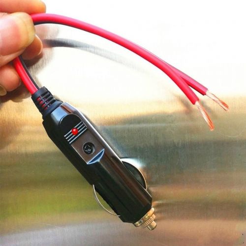 车载充气泵配件大全延长点烟器插头气管管带加粗车用点烟器