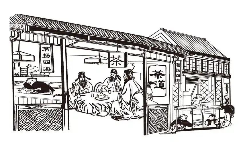 茶摊到茶馆的兴衰演变史__凤凰网