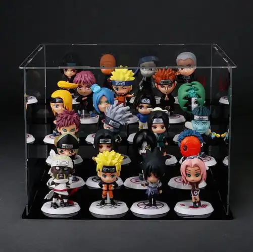 【官方直售】火影忍者全套全员手办动漫q版模型宁智波鼬 晓组织摆件