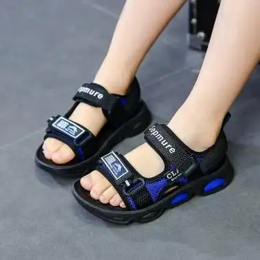 夏季子男童凉鞋韩版中大童小孩软底沙滩鞋2023新款宝宝男孩儿童鞋