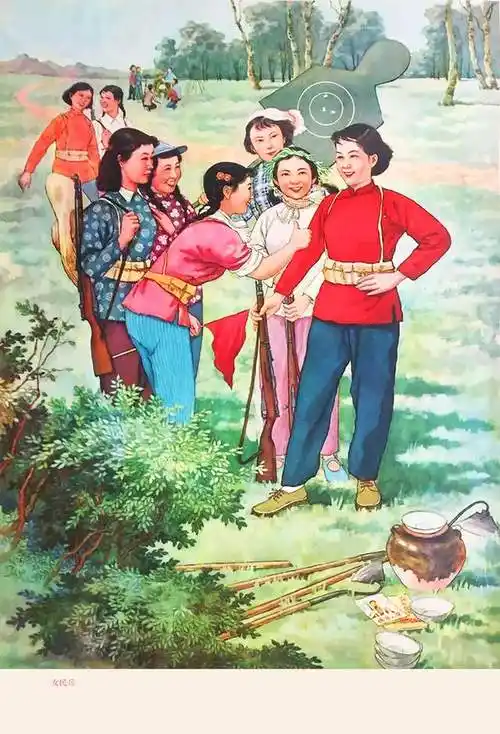 五六十年代高清怀旧年画,宣传画,讲述老百姓喜闻乐见的精彩故事